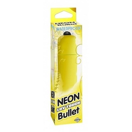 Mini Vibrador Bullet Neon AMARILLO | Tacto Seda y Barato