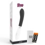 Vibrador Curvo Glossy John Negro 10 Modos | universosexshop.com