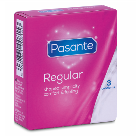 PASANTE CONDOM GAMA REGULAR 3 UNIDADES por sólo 1,59 €