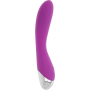 Vibrador Curvo OHMAMA Lila 36 Funciones (20.5 cm) | Recargable USB