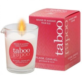 TABOO VELA DE MASAJE PARA ELLA PLAISIR CHARNEL AROMA FLOR DE CACAO por sólo 11,96 €