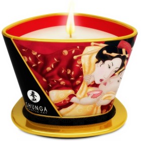 SHUNGA MINI CARESS BY CANDELIGHT VELA MASAJE FRESA Y VINO 170ML por sólo 19,60 €