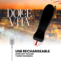 🛒 Comprar Vibrador Dolce Vita Five Negro | Potencia y Tacto Seda
