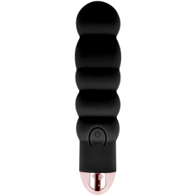 DOLCE VITA VIBRADOR RECARGABLE SIX NEGRO 10 VELOCIDADES por sólo 19,96 €