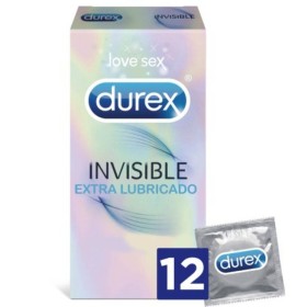 DUREX INVISIBLE EXTRA LUBRICADO 12 UDS por sólo 11,99 €