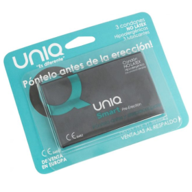 UNIQ SMART PRE-ERECCIÓN PRESERVATIVO SIN LATEX  3UDS por sólo 7,16 €
