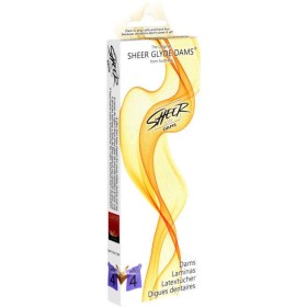 SHEER GLYDER DAMS LAMINAS LATEX SEXO ORAL  MORAS SILVESTRES por sólo 6,32 €