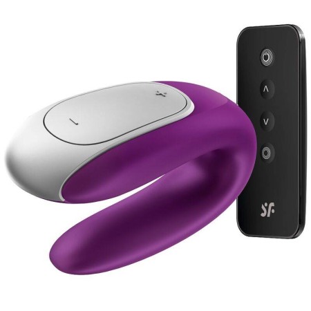 SATISFYER DOUBLE FUN PARTNER VIBRATOR - LILA por sólo 47,96 €
