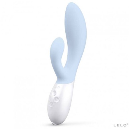 LELO INA 3 Celeste | Vibrador Rabbit Doble Acción | 10 Modos