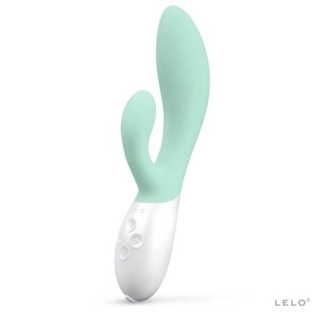LELO INA 3 Verde Seaweed | Vibrador Rabbit Doble Acción | 10 Modos