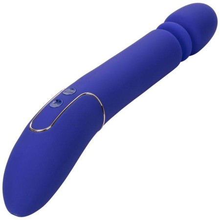 CALEX SHAMELESS SLIM THUMPER Masajeador con Empuje Azul