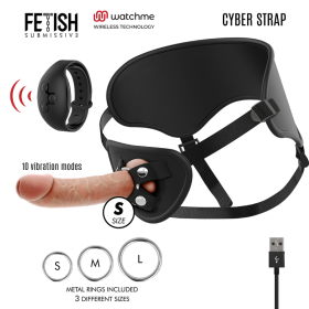 CYBER STRAP ARNES CON DILDO CONTROL REMOTO TECNOLOGIA WATCHME S por sólo 111,96 €