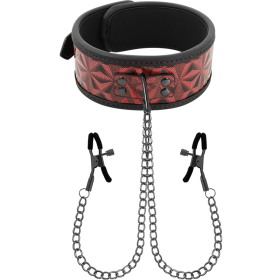 BEGME RED EDITION COLLAR CON CADENAS Y PINZAS PEZONES por sólo 31,16 €