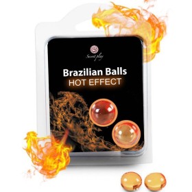 SECRETPLAY BRAZILIAN BALLS EFECTO CALOR 2 UNIDADES por sólo 6,36 €