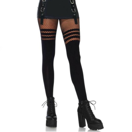 LEG AVENUE PANTYHOUSE MEDIAS REJILLA NEGRO por sólo 11,19 €