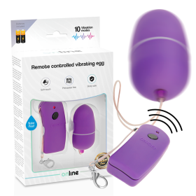 ONLINE HUEVO VIBRADOR CON MANDO CONTROL REMOTO - LILA por sólo 15,96 €