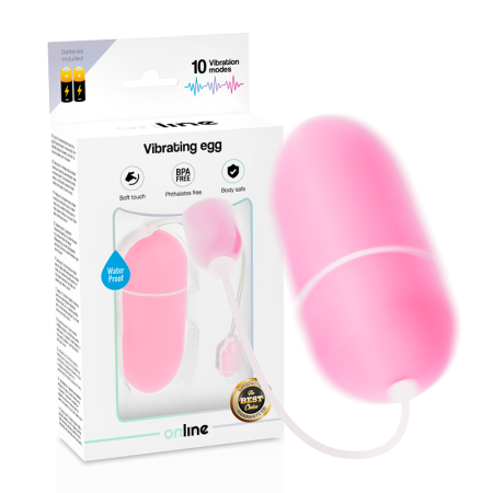 ONLINE HUEVO VIBRADOR WATERPROOF - ROSA por sólo 13,56 €