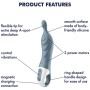 SATISFYER A-MAZING 2 Vibrador Doble Curva Punto A y G Gris