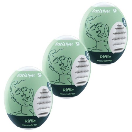 SATISFYER 3 HUEVOS MASTURBADORES - RIFFLE por sólo 10,36 €