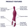 SATISFYER A-MAZING 1 Vibrador Punto A Berry | 12 Modos