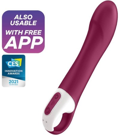 SATISFYER BIG HEAT Vibrador Térmico Grande con App (Bluetooth)