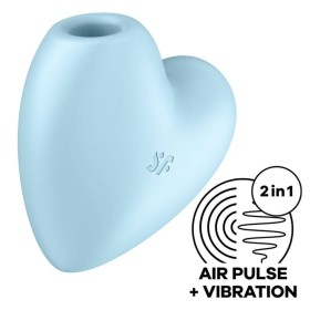 SATISFYER CUTIE HEART ESTIMULADOR Y VIBRADOR - AZUL por sólo 31,96 €