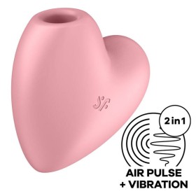 SATISFYER CUTIE HEART ESTIMULADOR Y VIBRADOR - ROSA por sólo 31,96 €