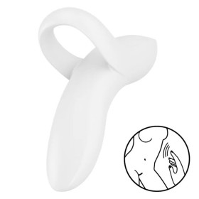 SATISFYER BOLD LOVER DEDAL VIBRADOR - BLANCOpor sólo42.95€