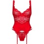 OBSESSIVE - AMOR CHERRIS CORSET & TANGA  S/M