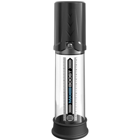 Bomba de Erección Max Boost Negro Pump Worx | Universo Sexshop