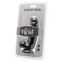 GET REAL - DILDO 12 CM CON TESTICULOS NEGRO sólo 16.99€