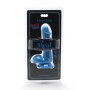 GET REAL - HAPPY DICKS DILDO 12 CM CON TESTICULOS AZUL sólo 23.99€
