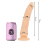 DELTA CLUB - TOYS DILDO NATURAL SILICONA MEDICA 23 CM -O- 4.5 CM sólo 34.95€