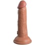 KING COCK - ELITE DILDO REALISTICO SILICONA 15.2 CM CARAMELO sólo 59.99€