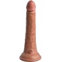 KING COCK - ELITE DILDO REALISTICO SILICONA 17.8 CM CARAMELO sólo 79.99€