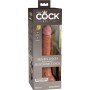 KING COCK - ELITE DILDO REALISTICO SILICONA 17.8 CM CARAMELO sólo 79.99€