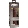 KING COCK - ELITE DILDO REALISTICO SILICONA 20.3 CM MARRON sólo 99.99€