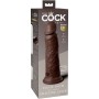 KING COCK - ELITE DILDO REALISTICO SILICONA 20.3 CM MARRON sólo 99.99€