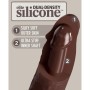 KING COCK - ELITE DILDO REALISTICO SILICONA 28 CM MARRON sólo 139.99€