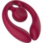 SNAIL VIBE - GIZI DÚO ESTIMULADOR DE PAREJAS CONTROL REMOTO BURDEOS