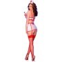 CHILIROSE - CR 4868 DISFRAZ ENFERMERA BLANCO/ROJO S