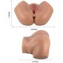 CRAZY BULL - HAILEY TRASERO VIBRADOR CON VAGINA Y ANO REALÍSTICO CONTROL REMOTO
