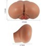CRAZY BULL - LUNA TRASERO VIBRADOR CON VAGINA Y ANO REALÍSTICO CONTROL REMOTO