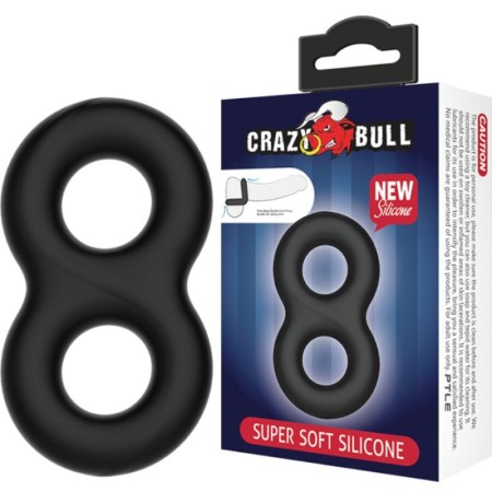 CRAZY BULL - ANILLO DOBLE SILICONA INFINITY