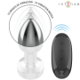 INTENSE - PLUG ANAL 10 VIBRACIONES METAL CON CONTROL REMOTO S