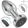 INTENSE - PLUG ANAL 10 VIBRACIONES METAL CON CONTROL REMOTO M