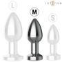 INTENSE - PLUG ANAL 10 VIBRACIONES METAL CON CONTROL REMOTO M