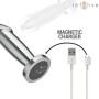 INTENSE - PLUG ANAL 10 VIBRACIONES METAL EN FORMA DE DILDO CON CONTROL REMOTO S