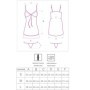 LIVCO CORSETTI FASHION - HYEONA 1710 BABYDOLL + TANGA ROSA S
