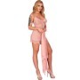 LIVCO CORSETTI FASHION - HYEONA 1710 BABYDOLL + TANGA ROSA M